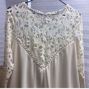 Cream Lace dress